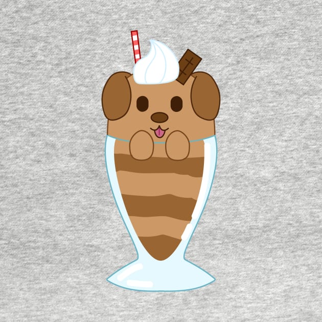 chocolate lab shake by chibifox